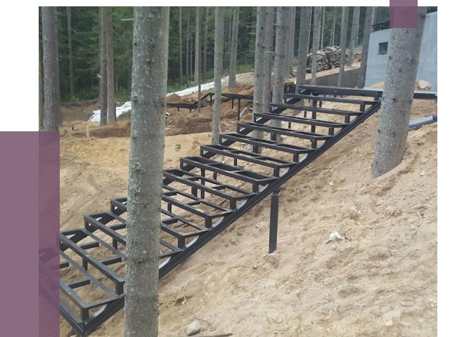 Монтаж металлических лестниц в Красногорске от 13463 руб. 