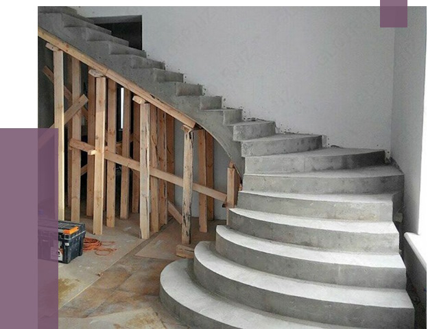 Изготовление бетонных лестниц под ключ в Красногорске от 19814 руб. | ПРОЛЁТ-Крр