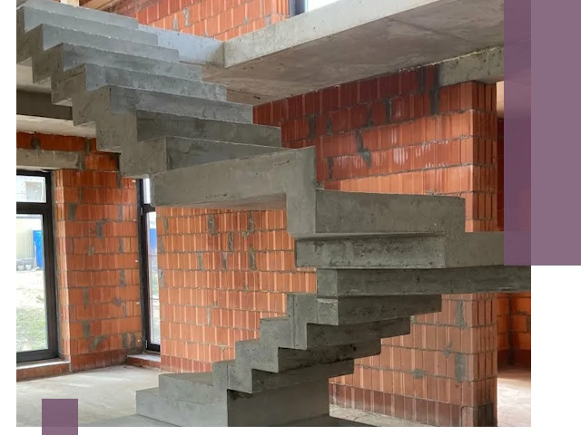 Изготовление бетонных лестниц под ключ в Красногорске