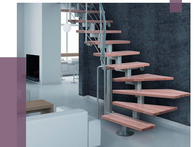 Модульные лестницы в Красногорске от 16766 руб. — купить в ПРОЛЁТ-Крр