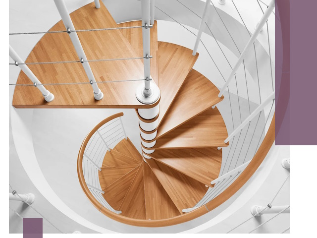 Изготовление винтовых лестниц под ключ в Красногорске