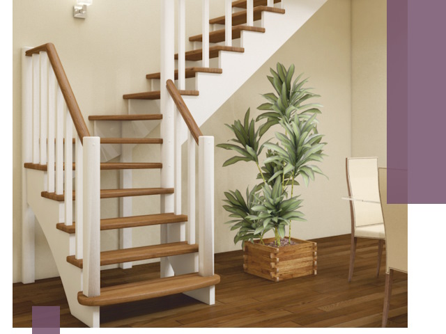 Г-образные лестницы под ключ в Красногорске — изготовление и монтаж