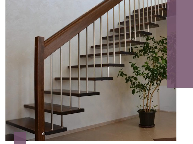 Лестницы на больцах под ключ в Красногорске – изготовление и монтаж