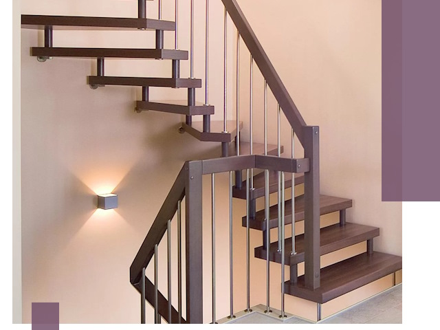 Изготовление лестниц на больцах в Красногорске под ключ