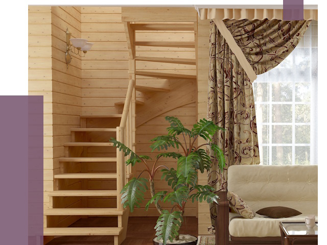 Лестницы для дачи в Красногорске от 75445 руб.  | ПРОЛЁТ-Крр