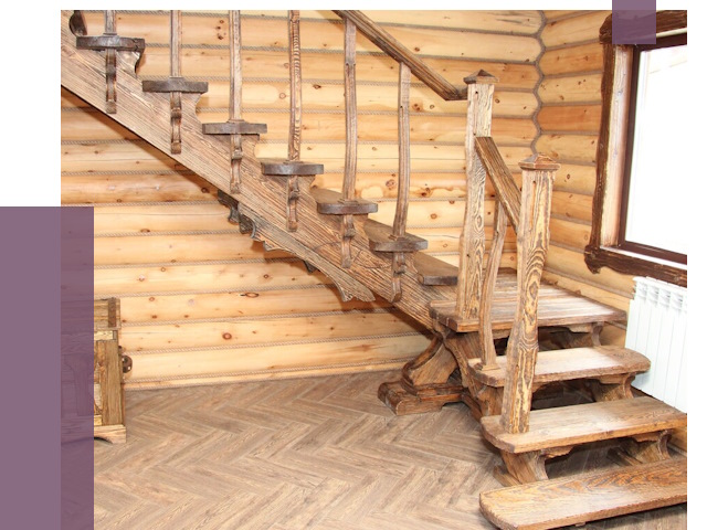 Лестницы в баню в Красногорске от 19001 руб. — изготовление | ПРОЛЁТ-Крр