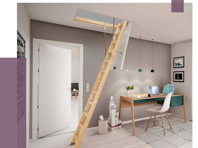 Чердачные лестницы в Красногорске — от 14479 руб. | ПРОЛЁТ-Крр