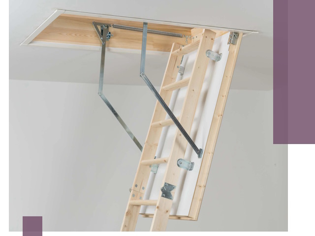 Установка чердачной лестницы под ключ в Красногорске