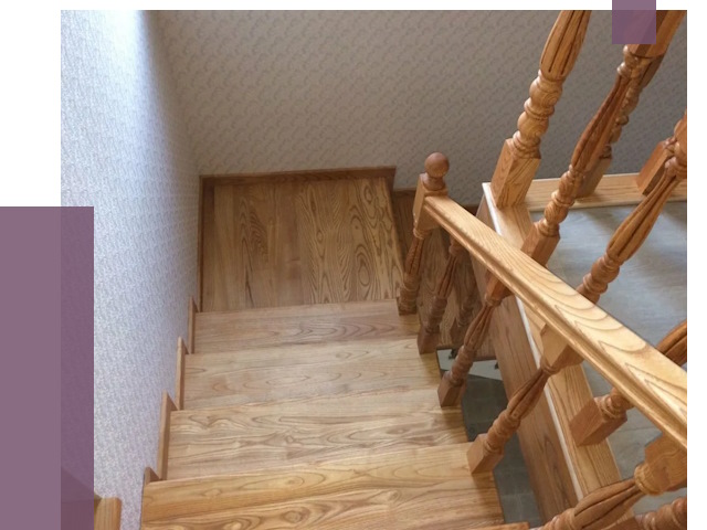 Сосновые лестницы в Красногорске под ключ от 8027 руб.  | ПРОЛЁТ-Крр