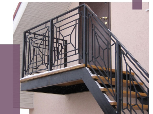 Металлические перила в Красногорске от 4268 руб.  | ПРОЛЁТ-Крр