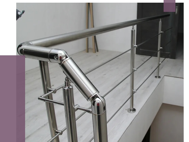 Перила из нержавеющей стали в Красногорске от 8942 руб. под ключ | ПРОЛЁТ-Крр