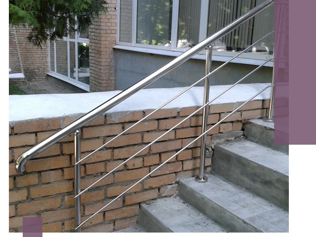 Перила из нержавеющей стали высокого качества в Красногорске