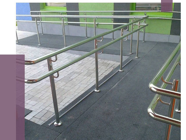 Ограждения пандусов в Красногорске от 4318 руб. монтаж | ПРОЛЁТ-Крр