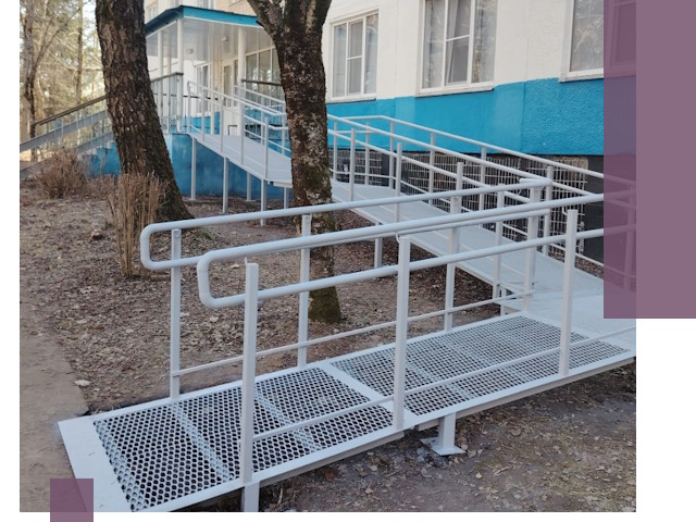 Пандусы под ключ в Красногорске: изготовление, монтаж и демонтаж