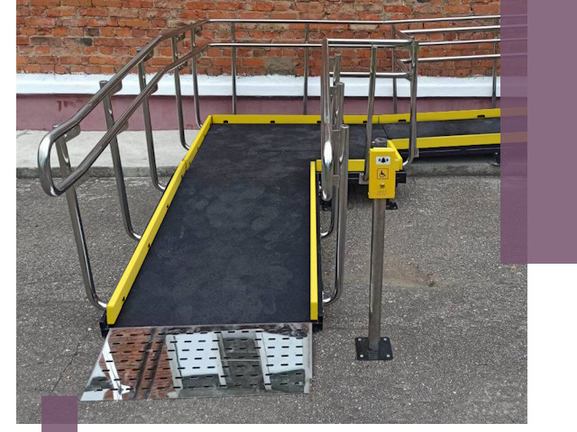 Изготовление наклонных пандусов для инвалидов в Красногорске