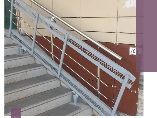 Изготовление откидных пандусов под ключ в Красногорске