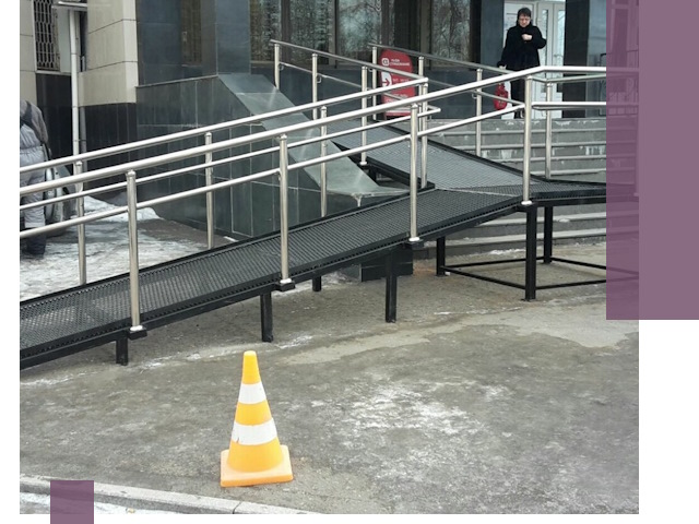 Стационарные пандусы под ключ в Красногорске — изготовление и монтаж