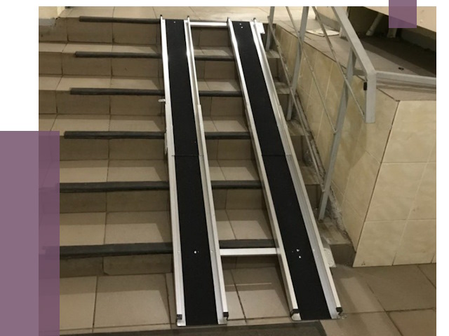 Установка пандуса в подъезд в Красногорске от 7926 руб. под ключ | ПРОЛЁТ-Крр