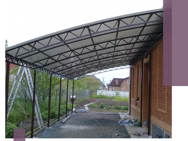 Профессиональный монтаж навесов под ключ в Красногорске