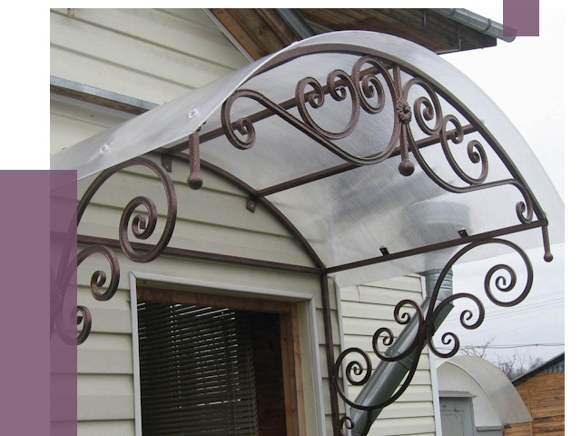 Изготовление козырьков в Красногорске от 7316 руб. — заказать | ПРОЛЁТ-Крр