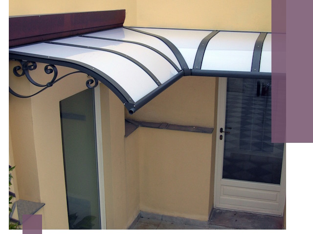 Монтаж козырьков любой сложности в Красногорске под ключ