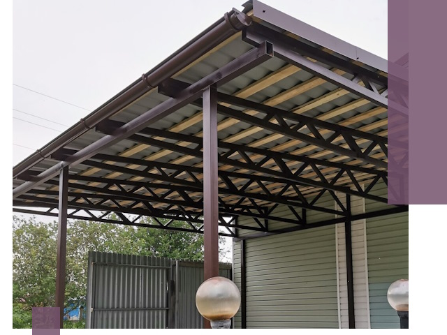 Навесы под ключ в Красногорске: изготовление, монтаж и гарантия