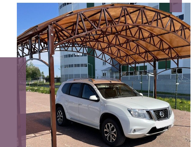 Недорогие навесы в Красногорске от 42676 руб.  | ПРОЛЁТ-Крр