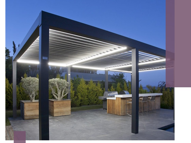 Навесы отдельно стоящие под ключ в Красногорске из металла и поликарбоната