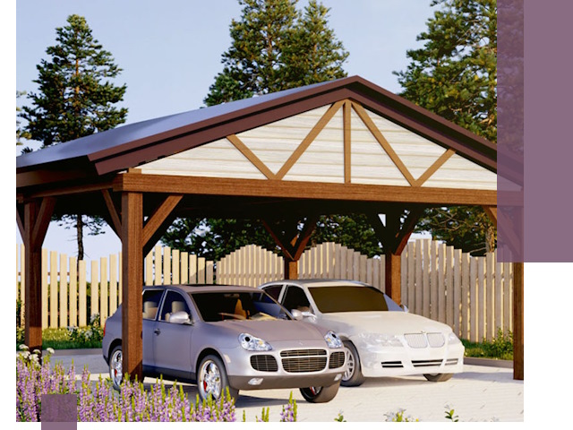 Навесы для автомобиля в Красногорске — изготовление и монтаж