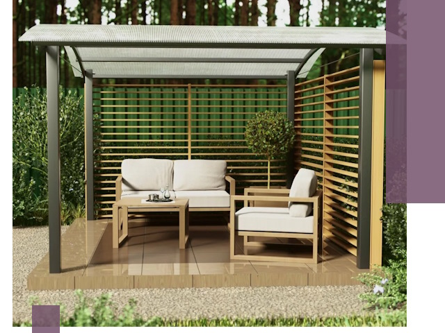 Навесы для дачи в Красногорске: изготовление, монтаж и демонтаж