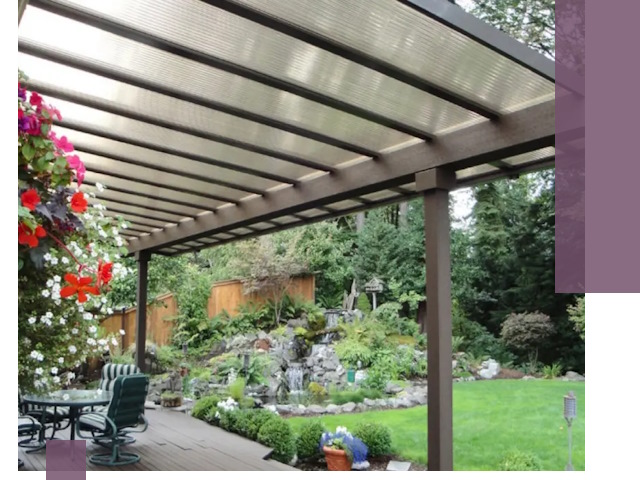 Навесы из поликарбоната под ключ в Красногорске быстро и надёжно