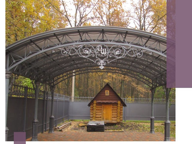 Кованые навесы премиум-класса под заказ в Красногорске