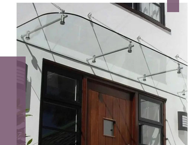 Стеклянные козырьки в Красногорске от 18798 руб. | ПРОЛЁТ-Крр