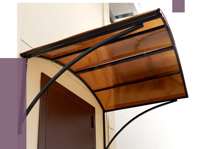 Недорогие козырьки в Красногорске от 7539 руб.  | ПРОЛЁТ-Крр