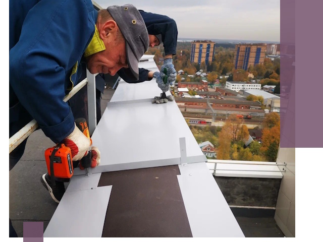 Монтаж парапетов в Красногорске — установка прочных металлических ограждений