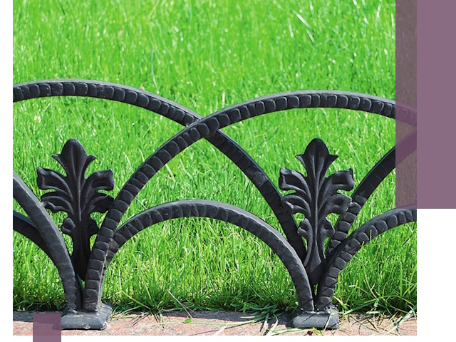 Декоративные металлические бордюры под ключ в Красногорске