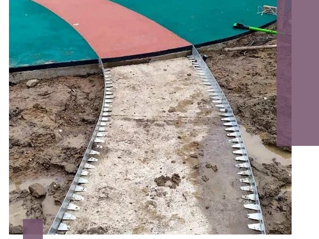 Металлические бордюры для дорожек в Красногорске — монтаж и изготовление