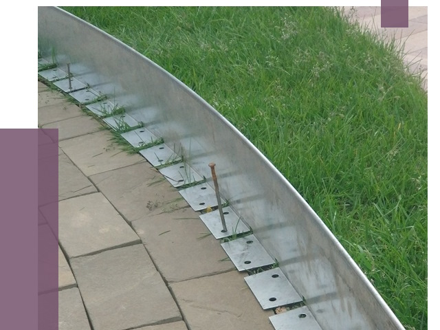 Металлические бордюры для тротуаров в Красногорске от 8637 руб.