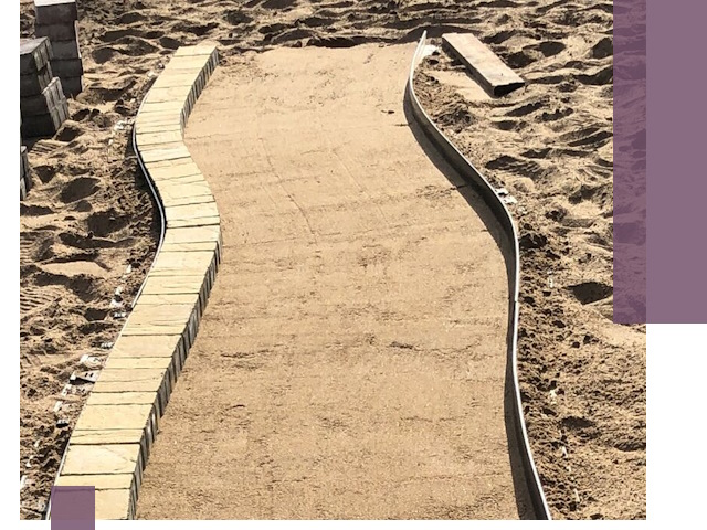 Металлические бордюры для тротуаров в Красногорске — прочные и долговечные