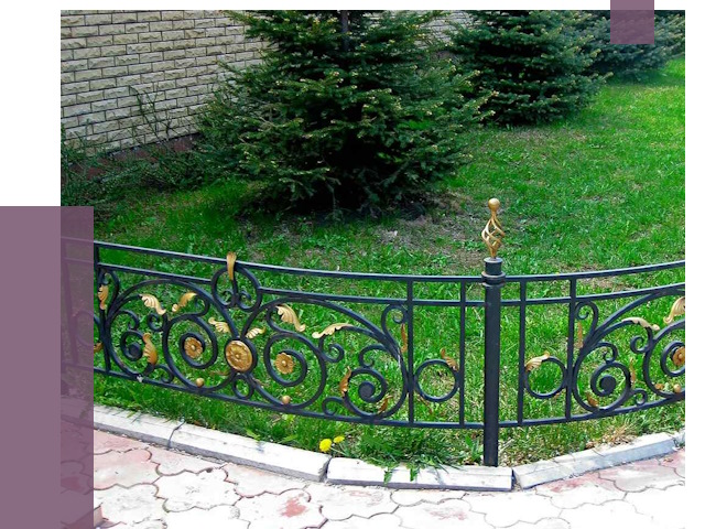 Кованые газонные ограждения в Красногорске от 7570 руб. — ПРОЛЁТ-Крр