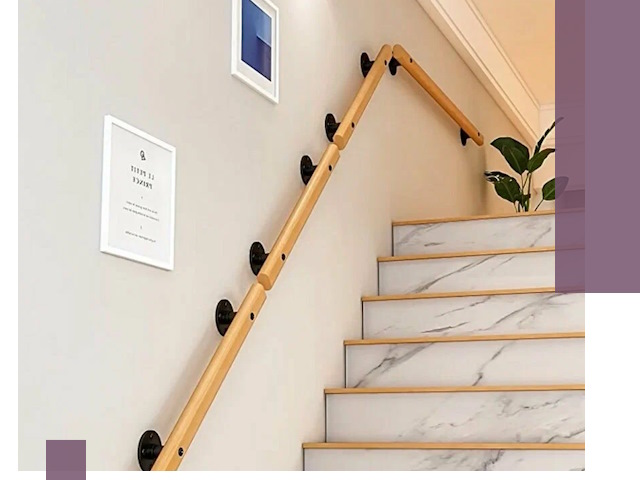 Поручни металлические и деревянные под ключ в Красногорске