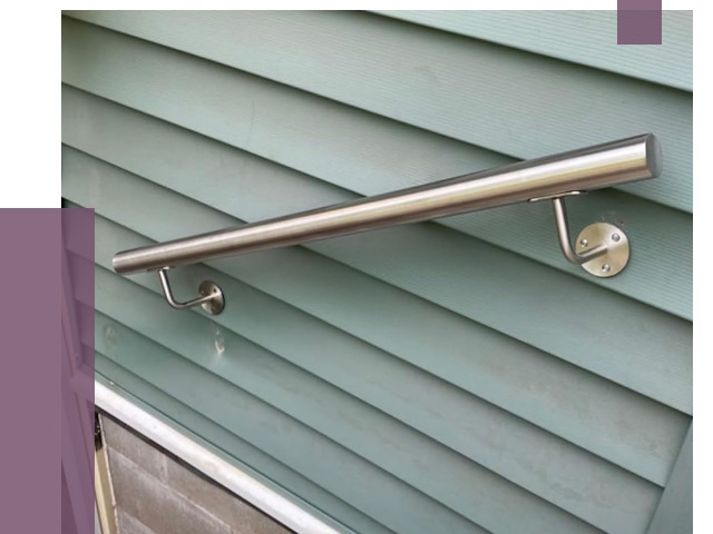 Поручни из нержавеющей стали в Красногорске от 7621 руб.  | ПРОЛЁТ-Крр